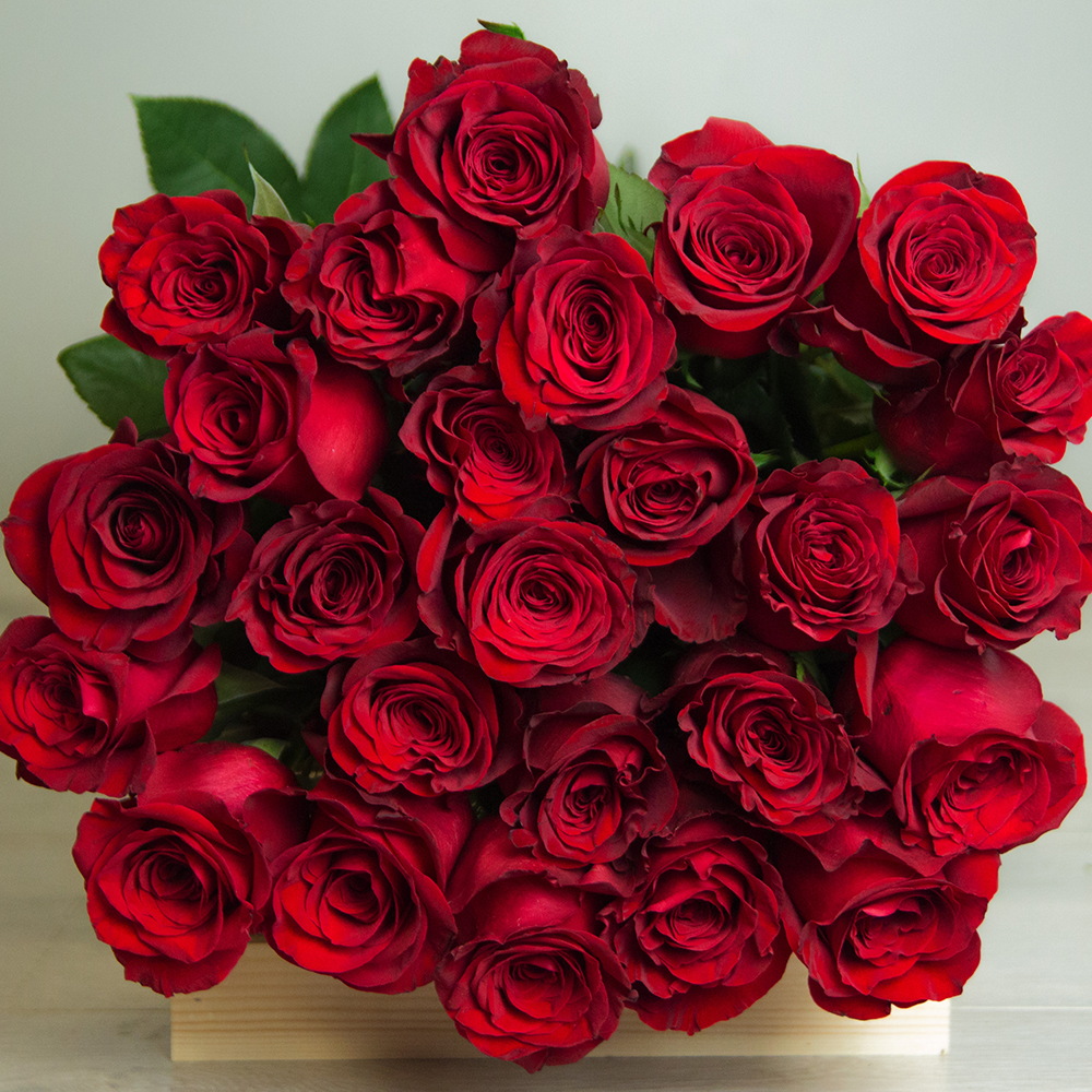 Букет из роз сорта "Фридом"