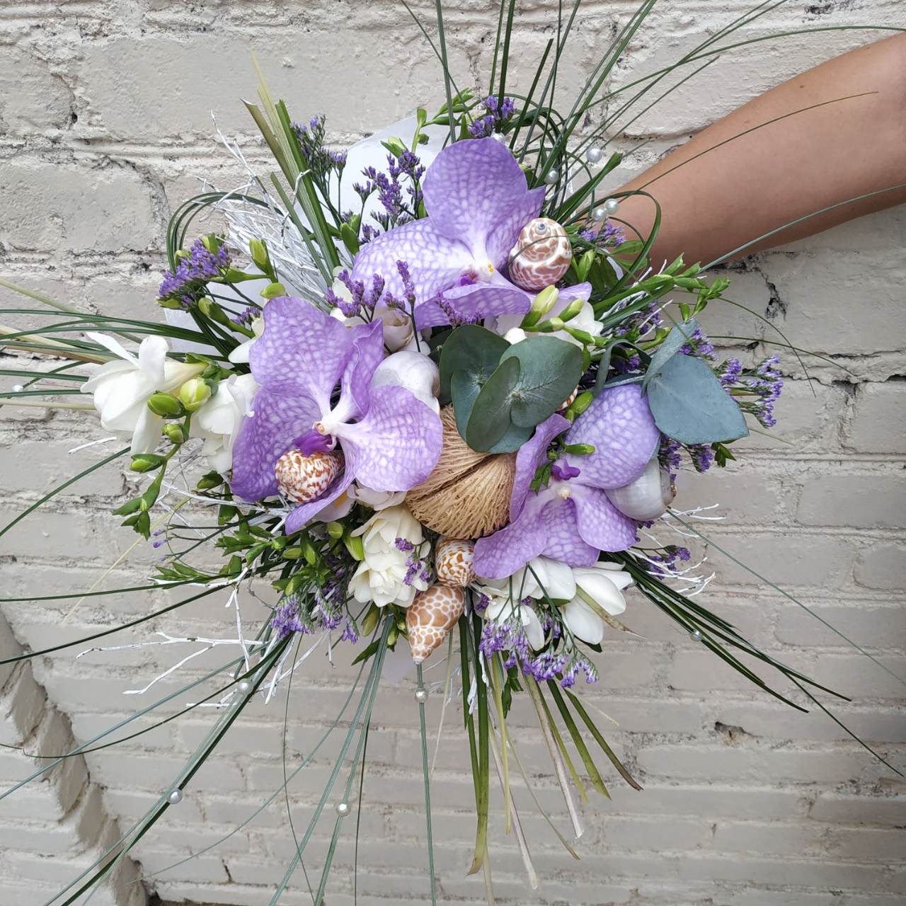 Букет каркасный "Море"